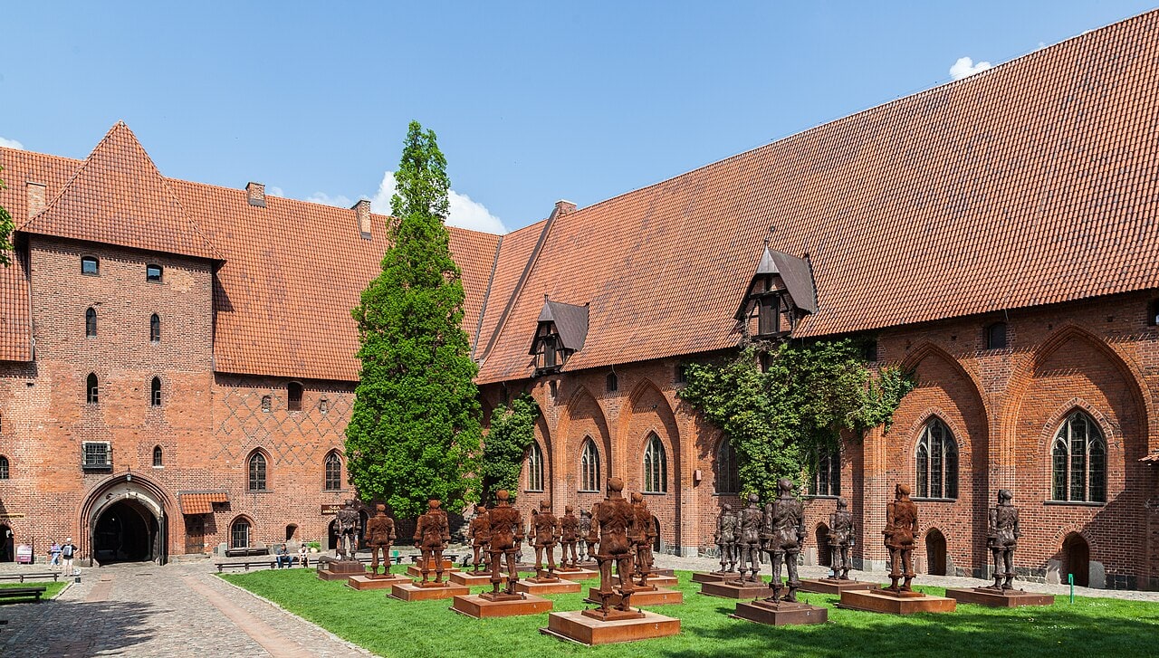 Malbork Castle, the largest castle in the world by land area, Poland