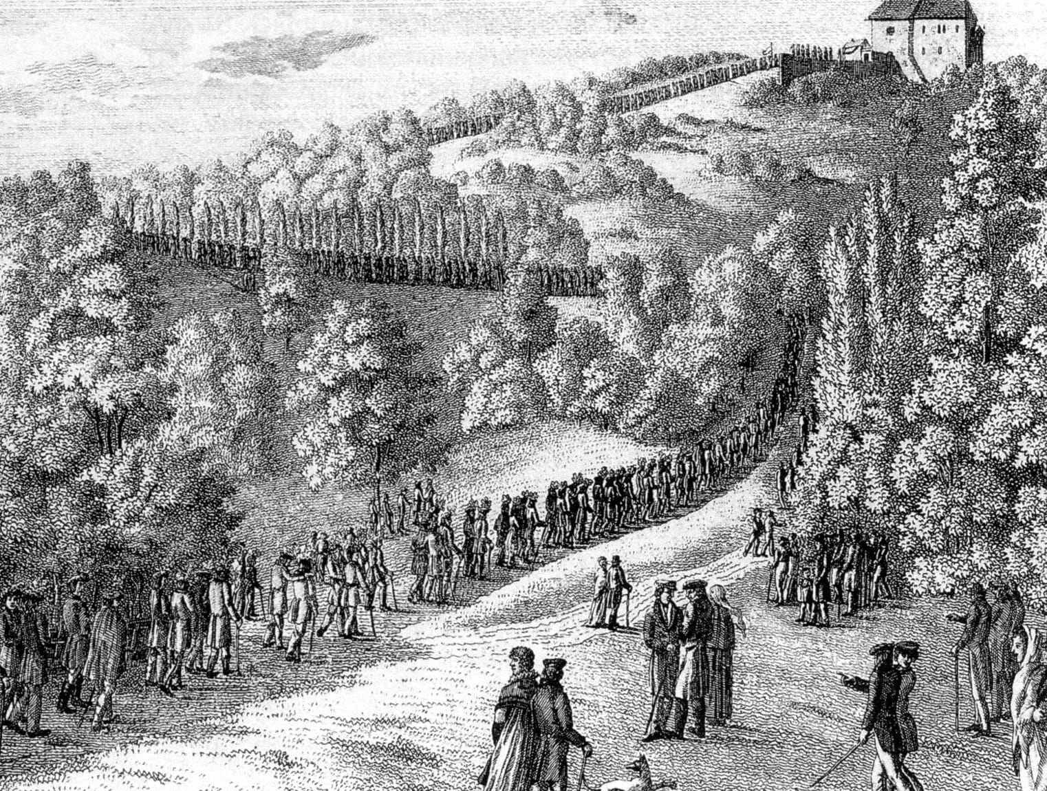 Wartburg Castle 7 Wartburg Studentenzug 1817