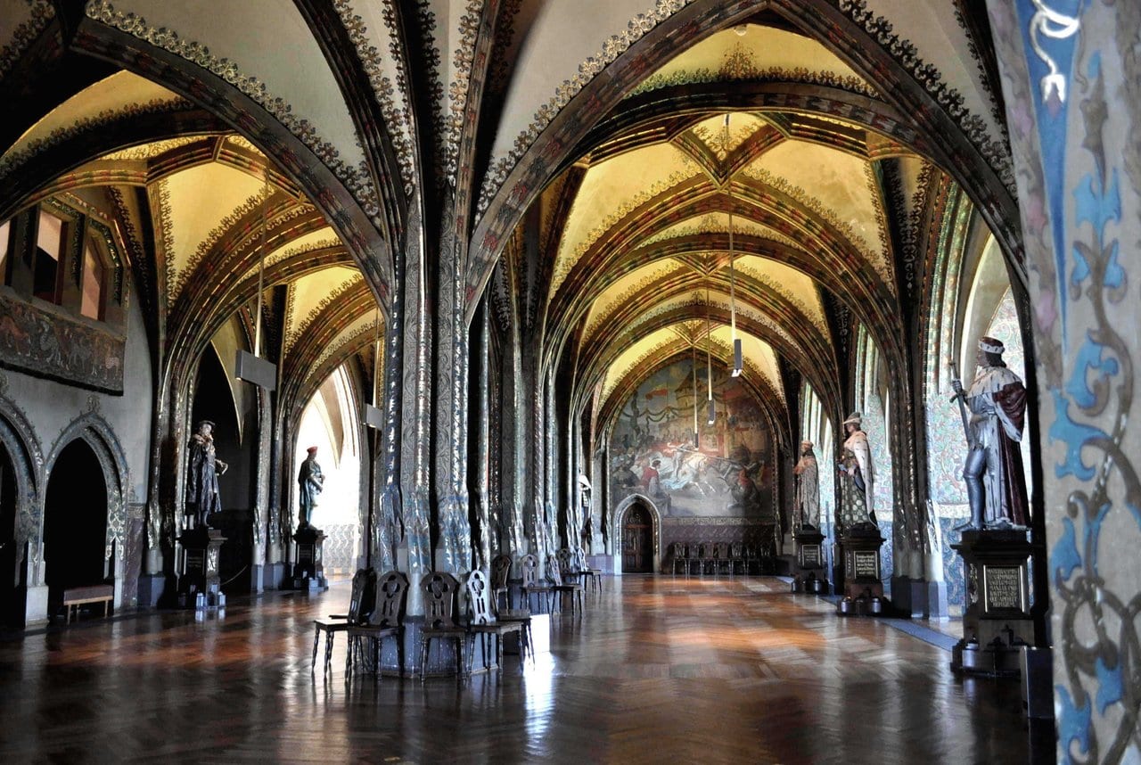 Albrechtsburg Castle 4 Cell vaulting (Zellengewoelbe) over a hall in Albrechtsburg Castle
