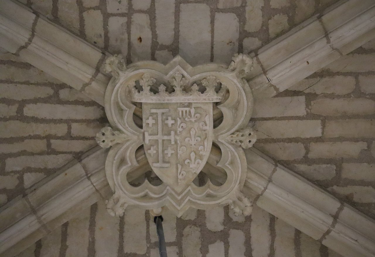 Interior of the Sainte-Chapelle, Château d'Angers