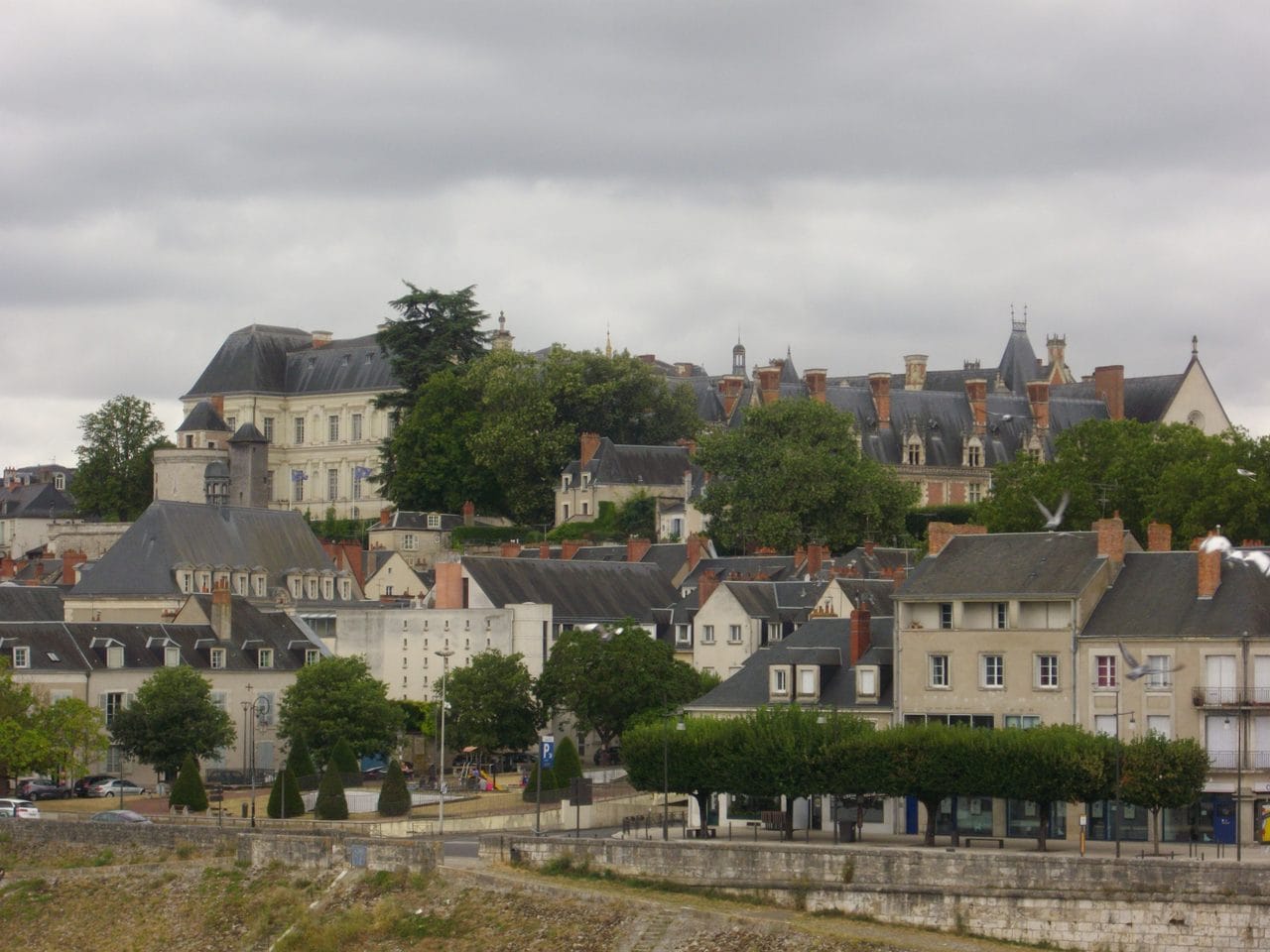 Château de Blois 10 Château de Blois rising above the rooftops of the town from across the Loire