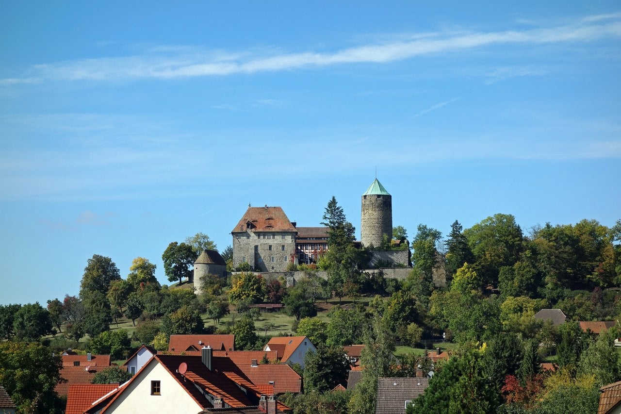 Castle Hotels in Germany: Where You Can Actually Sleep Inside the History 7 Burg Colmberg above its Franconian village near Rothenburg