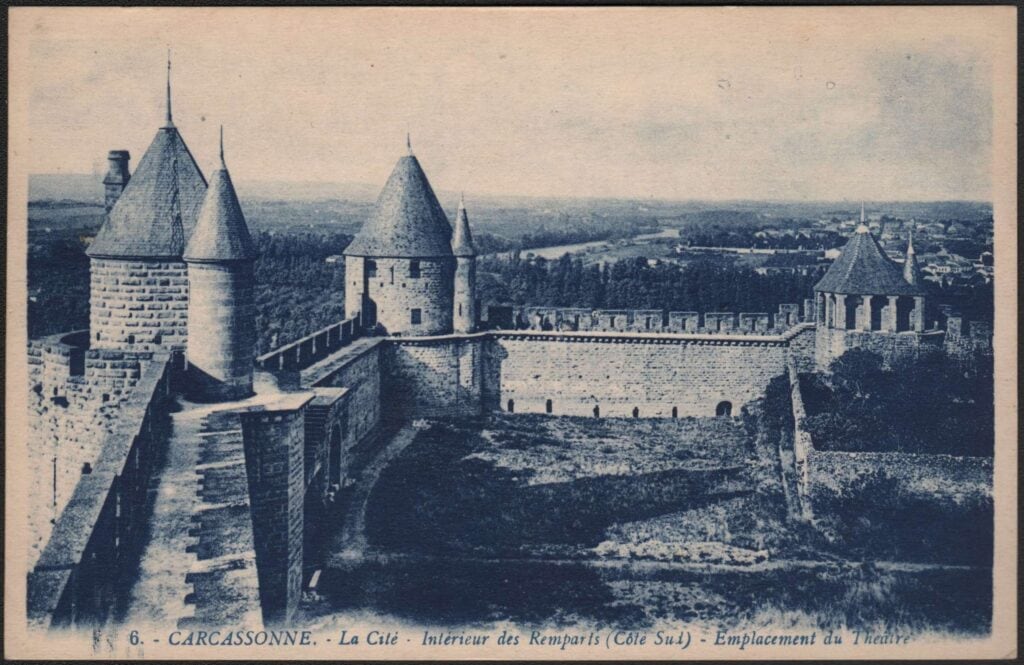 The Plan général de la cité de Carcassonne, a 19th-century engraved plan of the walls and castle
