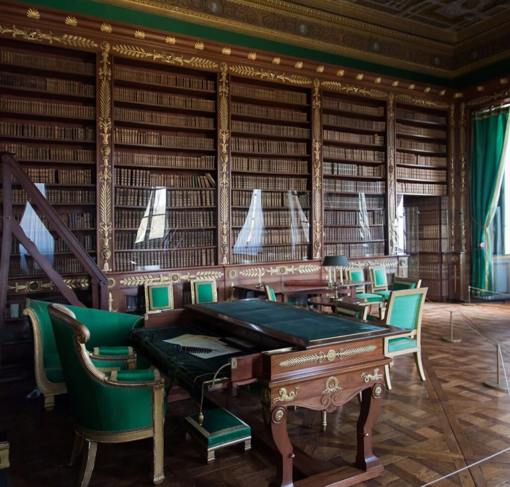 Château de Compiègne 11 The Emperor's library at the Château de Compiègne