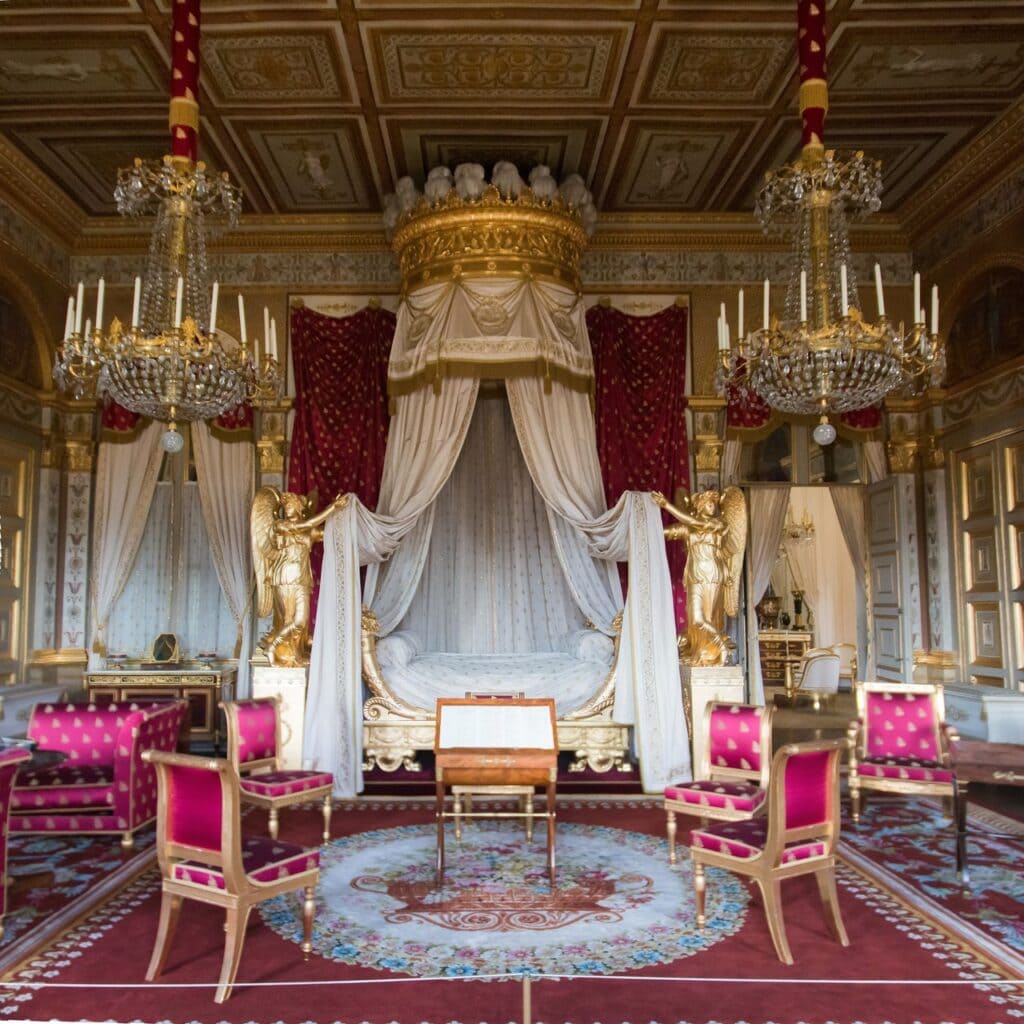 Châteaux of the Oise: Three Great Houses Within a Day of Paris 5 The Empress’s bedchamber at the Château de Compiègne