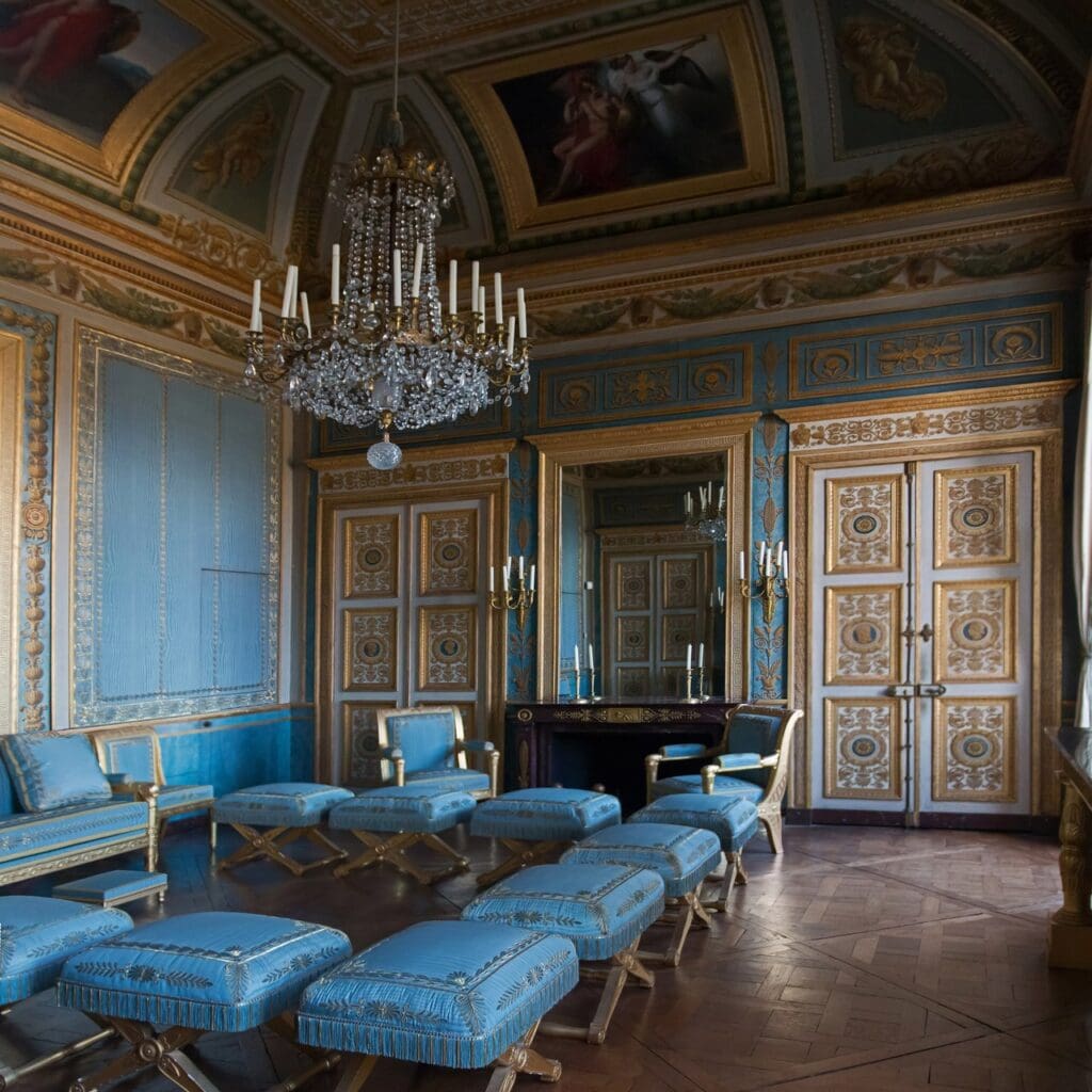 Château de Compiègne 15 The Salon bleu at the Château de Compiègne