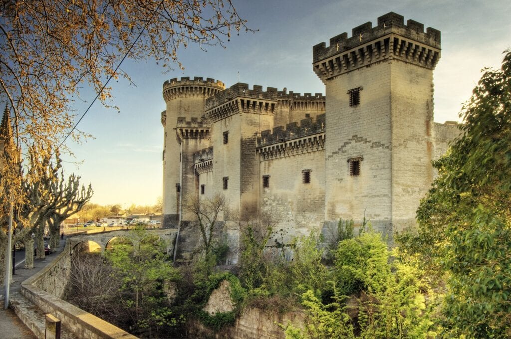 Château de Tarascon 14 Château de Tarascon at golden hour seen from the northwest