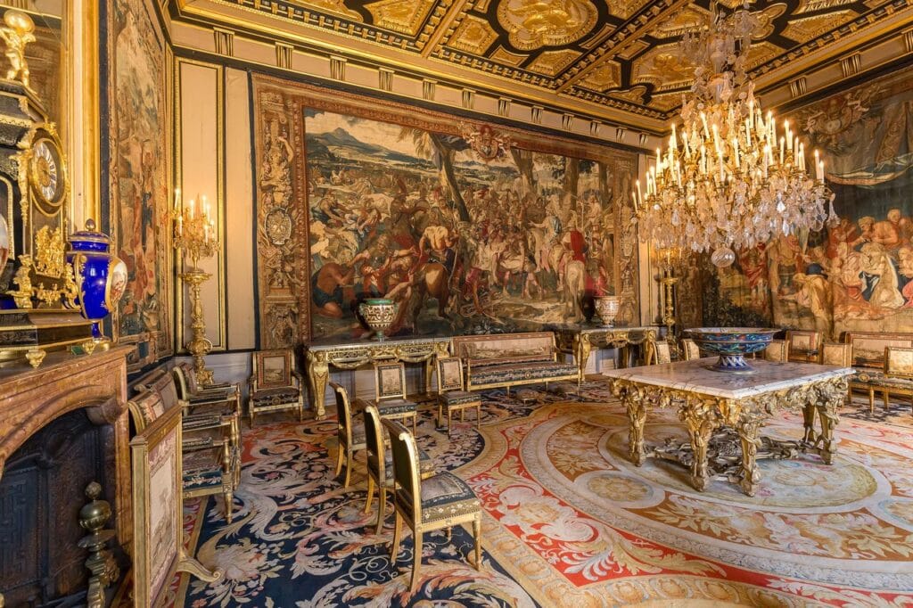 The Gros Salon at the Château de Fontainebleau