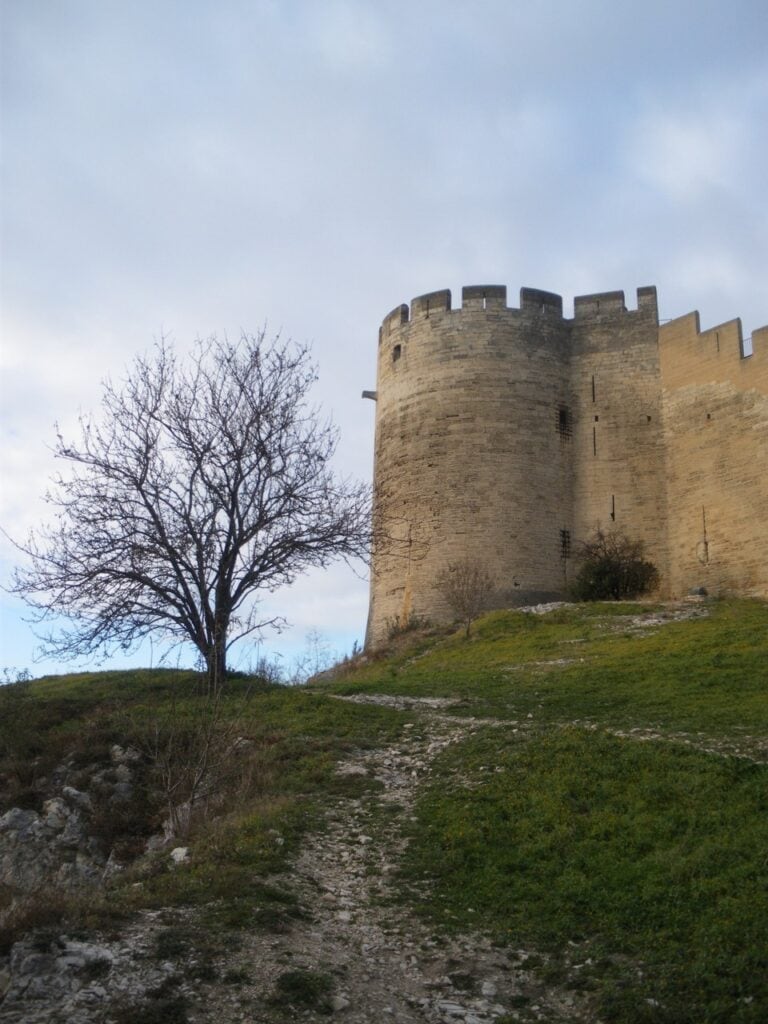 The Tour des Masques, the western strong point of Fort Saint-André.