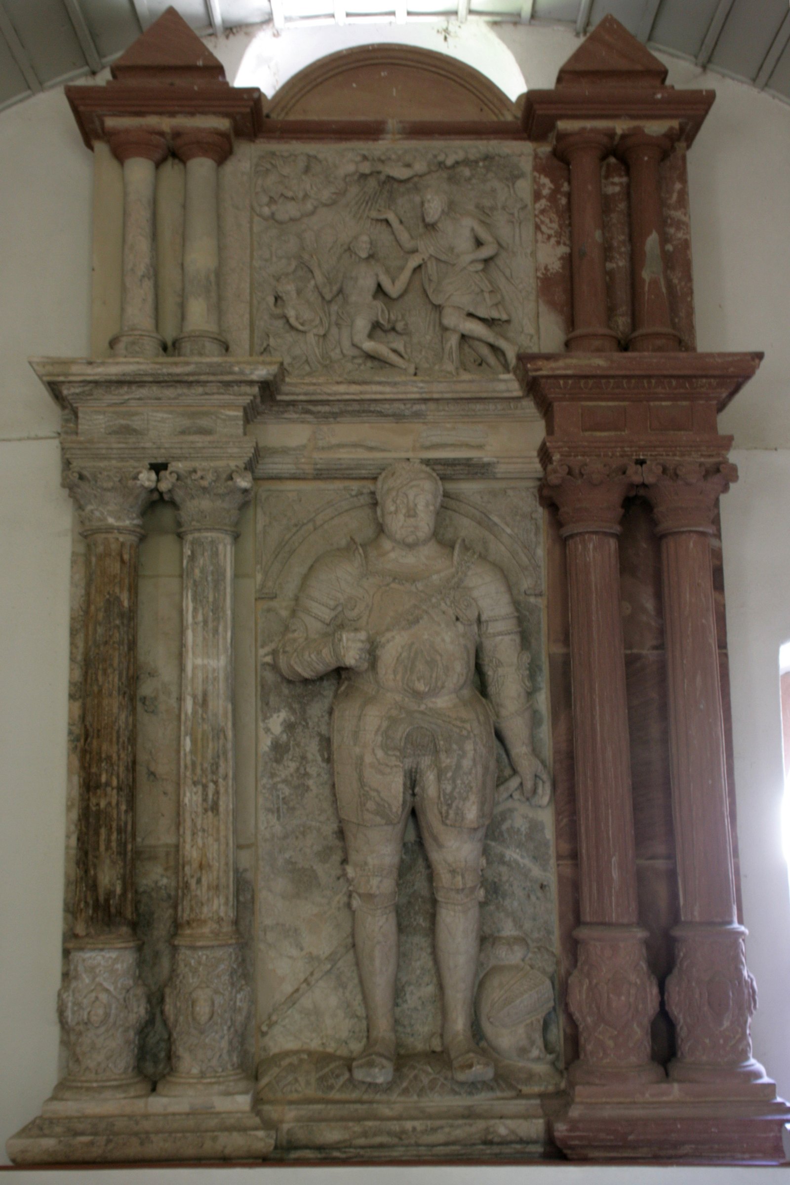 Frankenstein Castle 6 Renaissance epitaph of the von Frankenstein family in the chapel