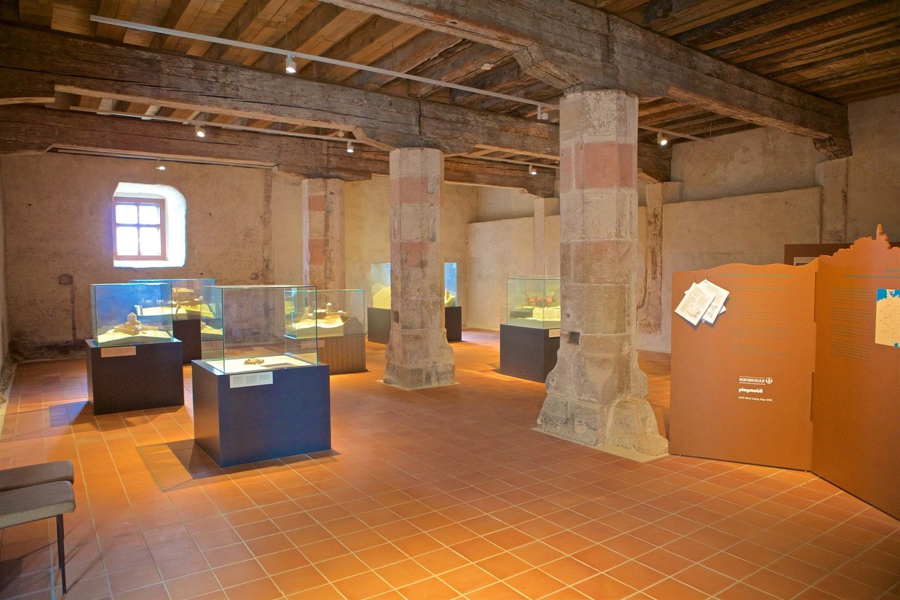 Heldburg Fortress 7 Exhibition hall of the German Castle Museum inside the French Building at Heldburg Fortress