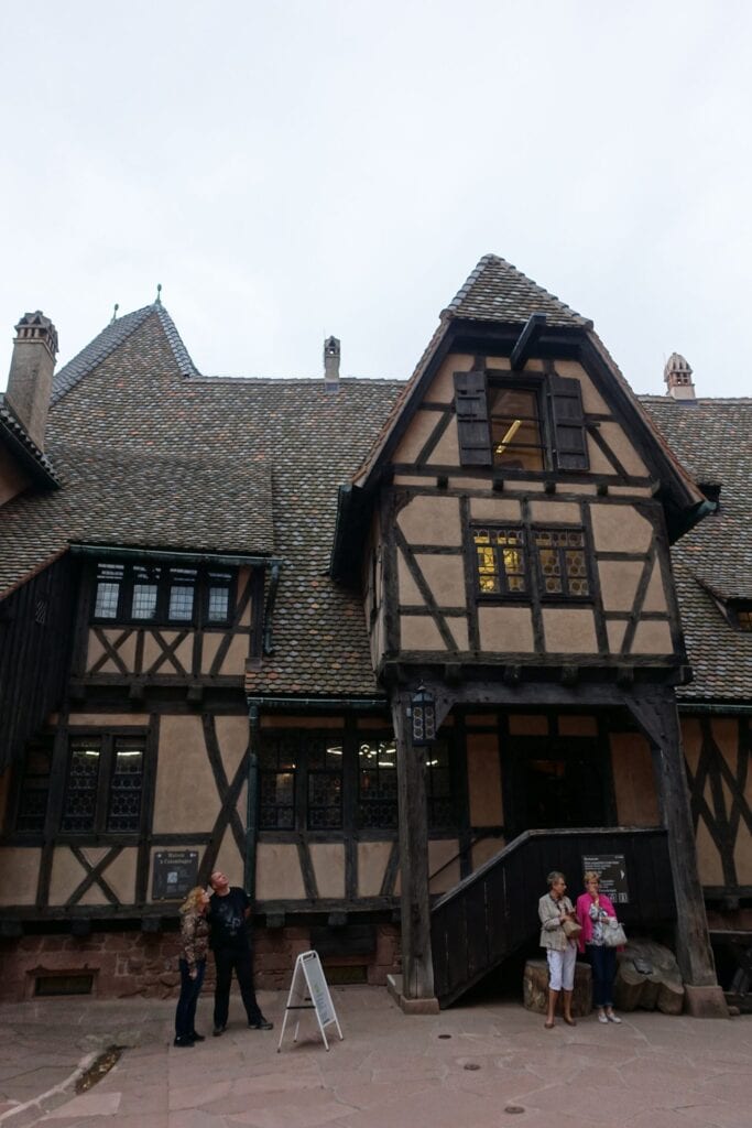 Château du Haut-Kœnigsbourg 12 The half-timbered logis of the Château du Haut-Kœnigsbourg