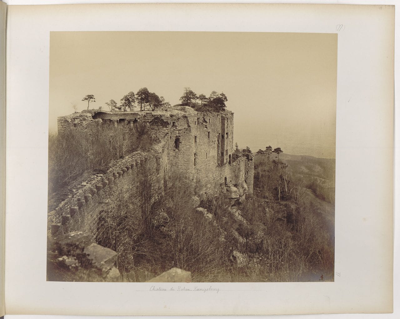 Château du Haut-Kœnigsbourg 3 Haut-Kœnigsbourg as a ruin before reconstruction, by Adolphe Braun