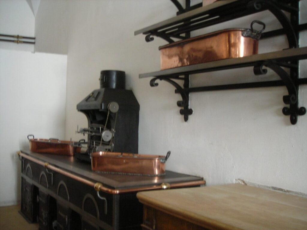 Hohenschwangau Castle 11 The historic kitchen inside Hohenschwangau Castle
