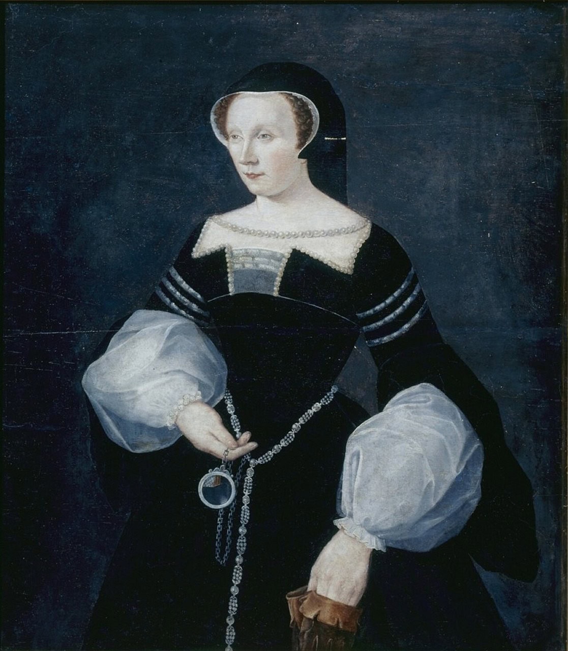 Portrait of Diane de Poitiers as a widow, after François Clouet