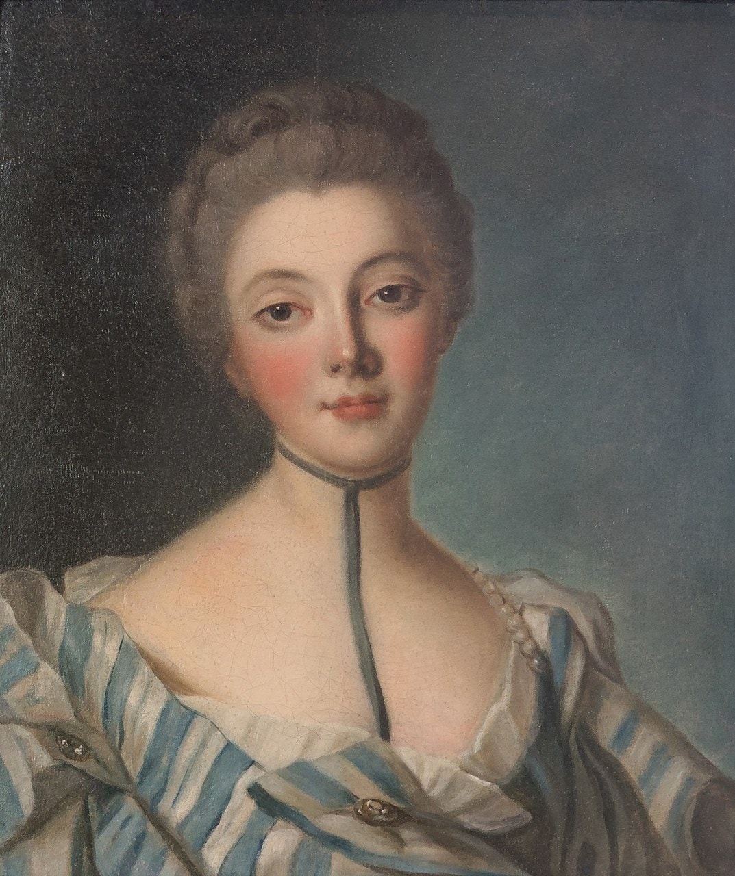 Louise Dupin, painted by Jean-Marc Nattier, about 1733