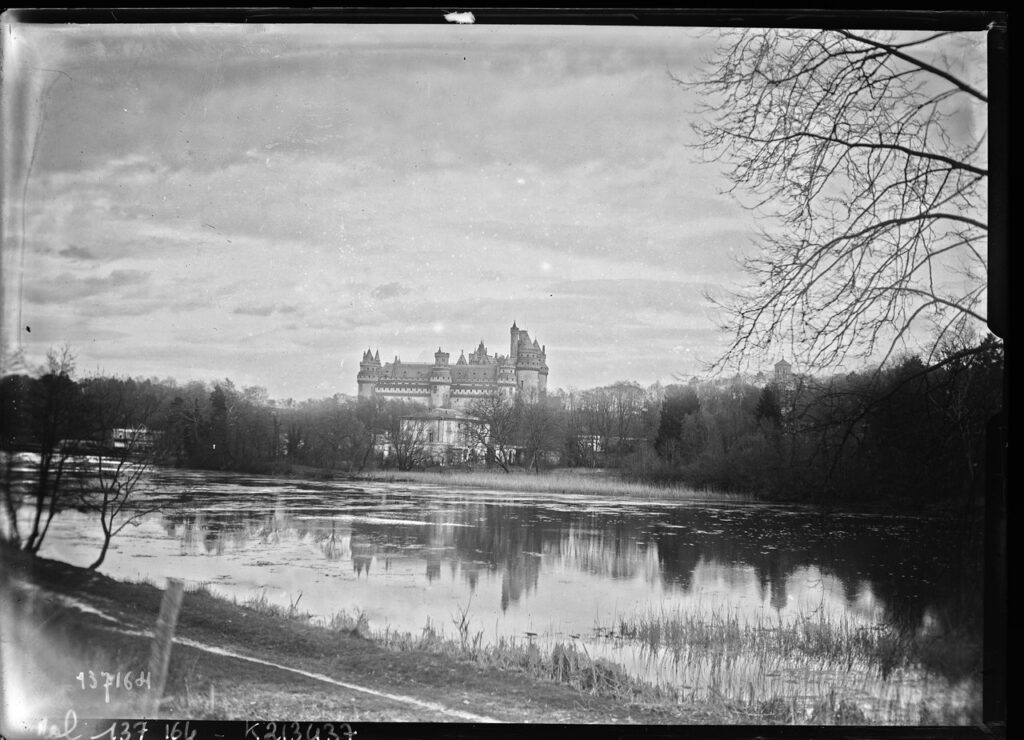 Châteaux of the Oise: Three Great Houses Within a Day of Paris 4 Château de Pierrefonds reflected in the lake below its spur