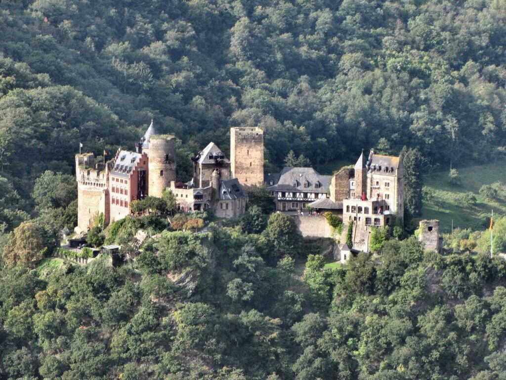Schönburg Castle 17 Elevated view of the whole Schönburg Castle complex