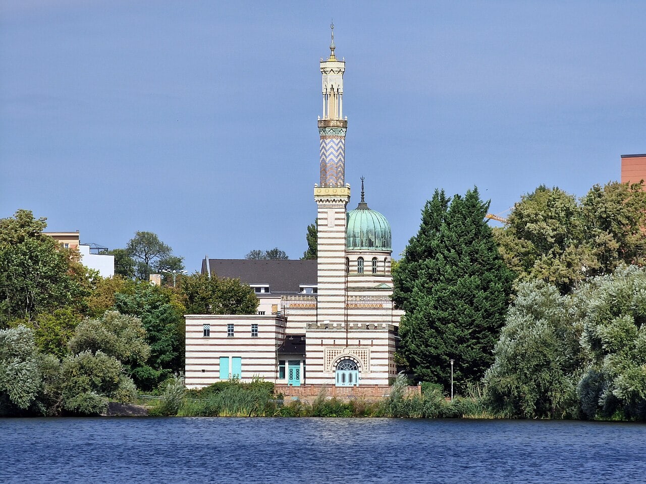 Schinkel, Persius, and the Prussian Romantic Landscape 4 The Dampfmaschinenhaus, Persius's Moorish-style steam pump house on the Havel