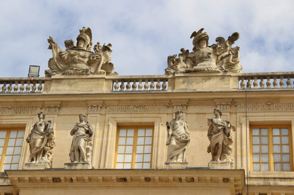 Palace of Versailles 12 The garden facade of the Palace of Versailles seen across the parterres