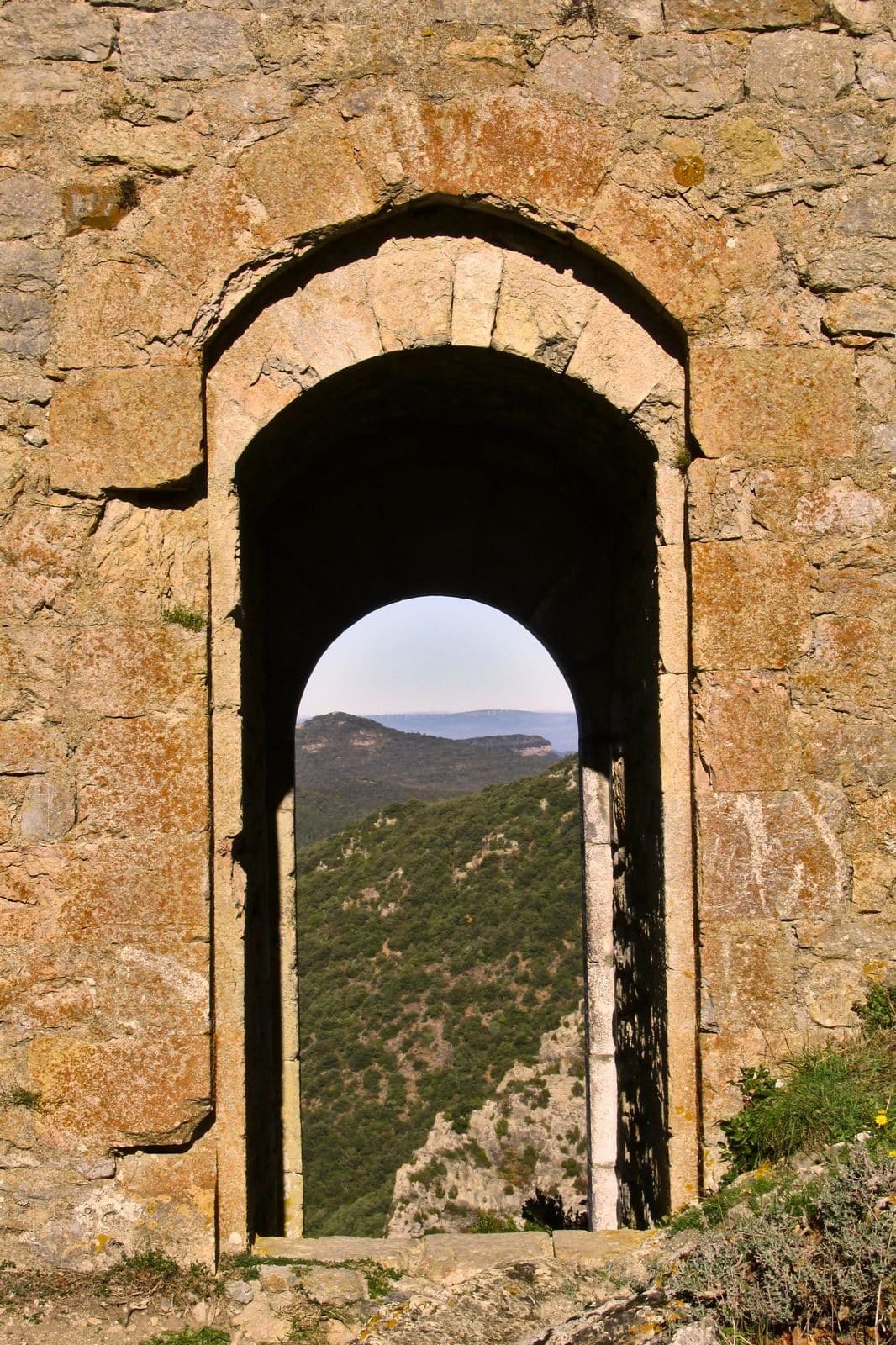 The north postern of the royal curtain wall at Termes The north postern of the royal curtain wall at Termes