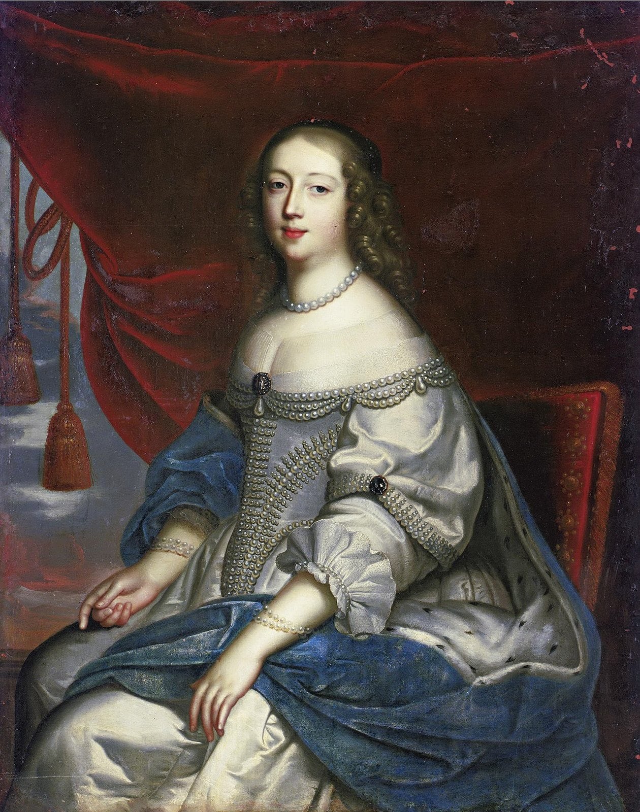 Portrait of Claire-Clemence de Maille-Breze, Princesse de Conde