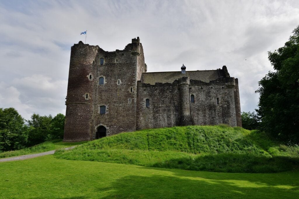 Doune Castle seen from the north
