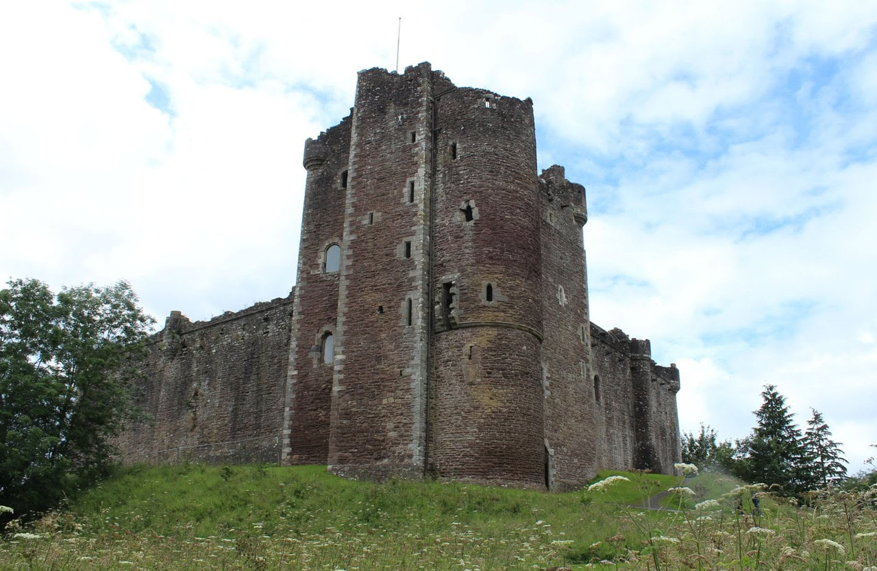 The great gatehouse tower of Doune Castle