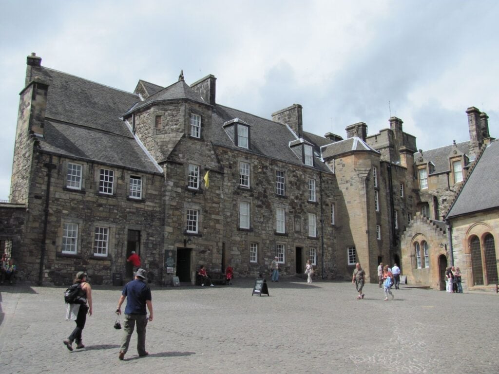 Stirling Castle 9 The King's Old Building, the castle's oldest surviving royal lodging range, which now houses the Argyll and Sutherland Highlanders regimental museum.