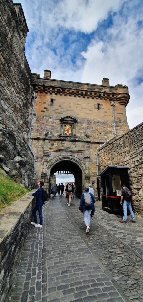 The Castle Gatehouse: Portcullis, Drawbridge & Barbican 6 The Portcullis Gate at Edinburgh Castle