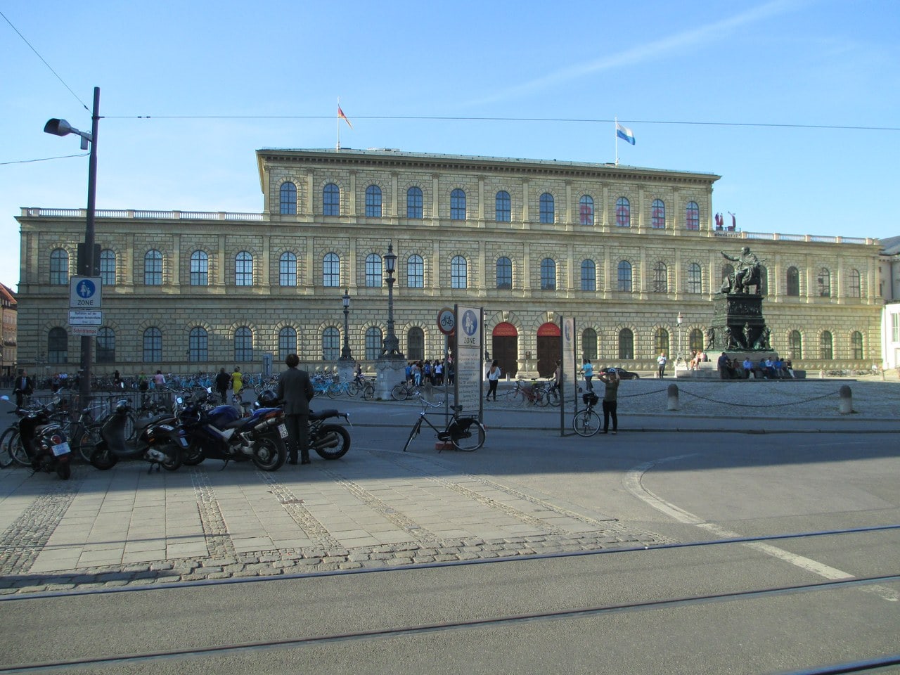 The Königsbau façade of the Munich Residenz on Max-Joseph-Platz