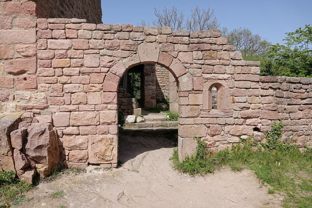 Three Castles of Eguisheim 2 Entrance portal of the Wahlenbourg